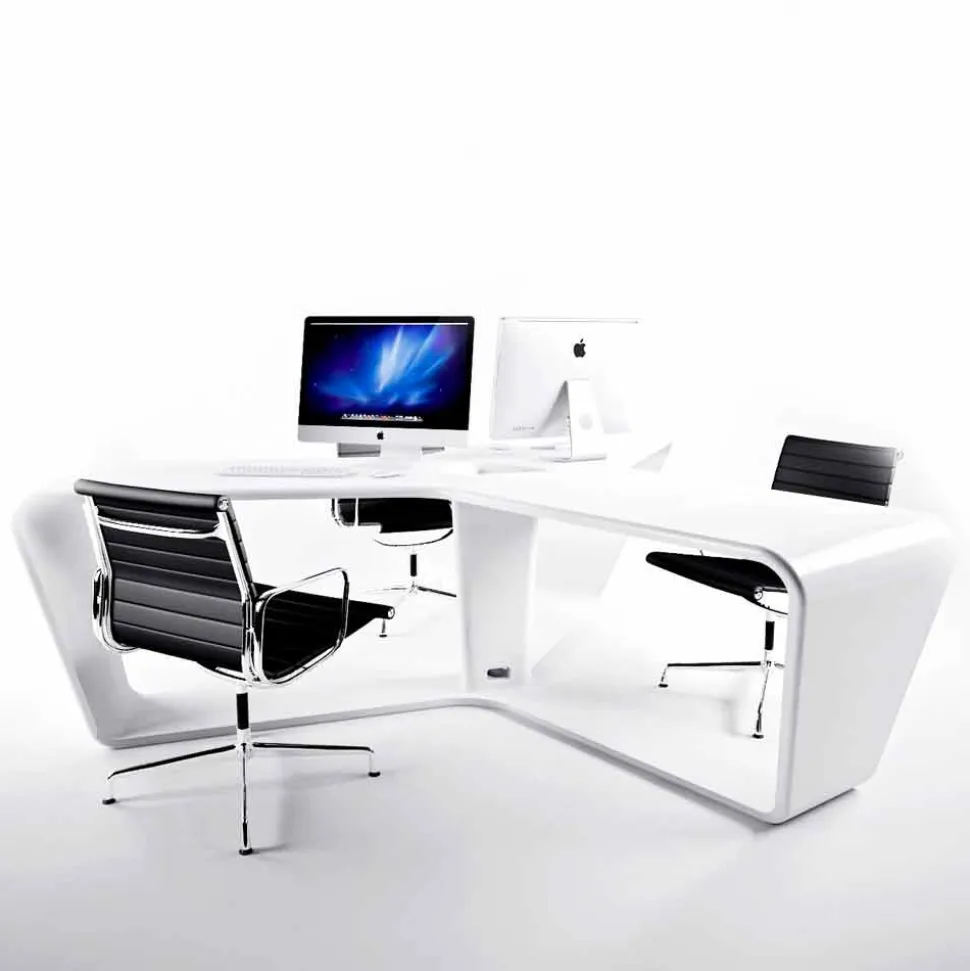 Scrivania multipostazione da ufficio, design moderno, Ta3le