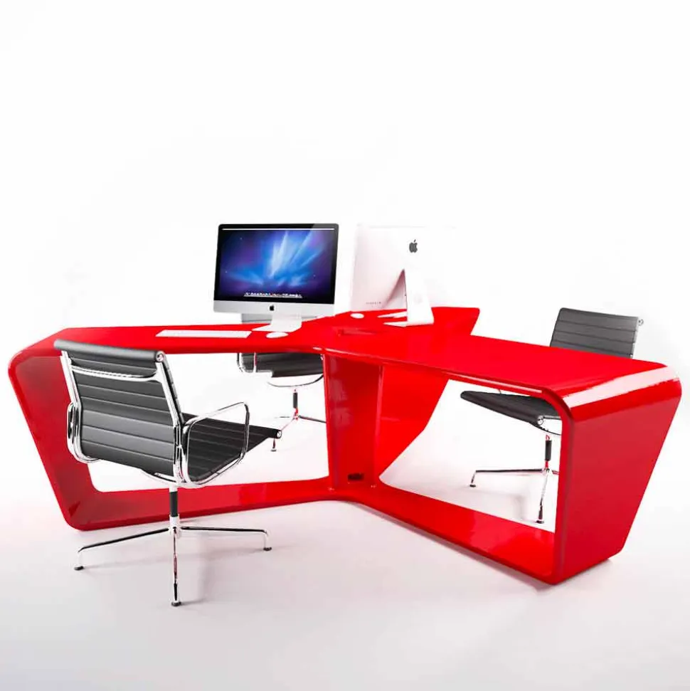 Scrivania multipostazione da ufficio, design moderno, Ta3le