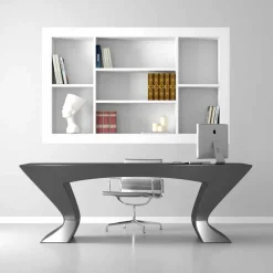 Scrivania per ufficio design moderno Nefertiti made in Italy