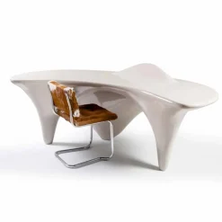 Scrivania per ufficio moderna fatta a mano in Italia Sinuous