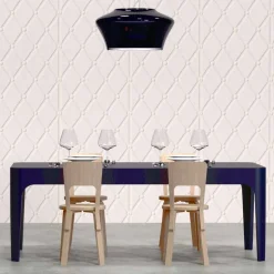 Scrivania / tavolo da pranzo rettangolare, design moderno, Merlot