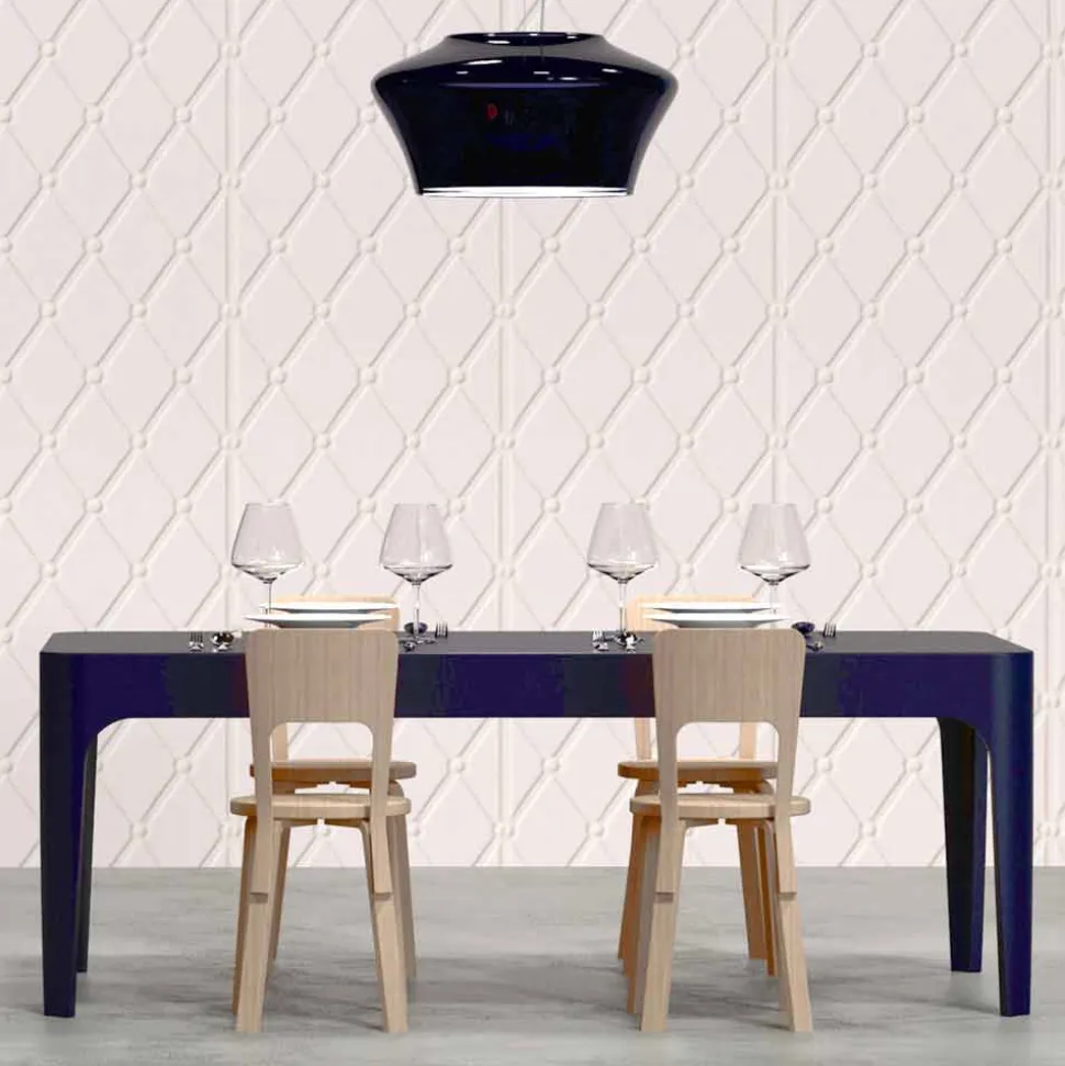 Scrivania / tavolo da pranzo rettangolare, design moderno, Merlot