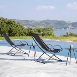 Sdraio Pieghevole da Giardino in Acciaio Zincato Made in Italy 2 Pezzi – Hobbit