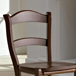 Sedia Classica da Cucina in Legno Massello Design Italiano - Monika
