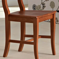 Sedia Classica in Legno Massello di Faggio di Design Italiano - Baptiste