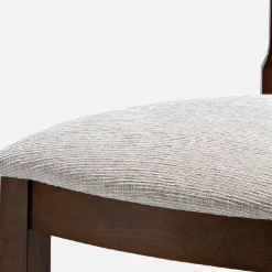 Sedia Classica Legno di Faggio e Tessuto Design Elegante Italiano - Murray