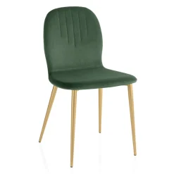 Sedia con Seduta in Monoscocca in Tessuto e Gambe Coniche Made in Italy - Nezoku