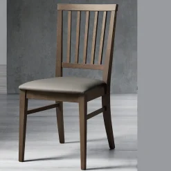 Sedia Cucina Legno Massello di Faggio e Ecopelle Design Italiano - Rosita