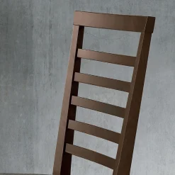 Sedia da Cucina in Legno e Seduta in Tessuto Design Italiano - Jeanine