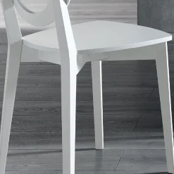 Sedia da Cucina in Legno Massello di Faggio Design Italiano - Marrine