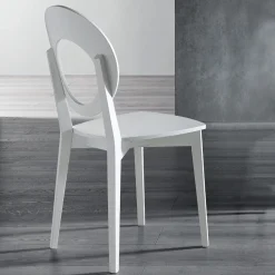 Sedia da Cucina in Legno Massello di Faggio Design Italiano - Marrine