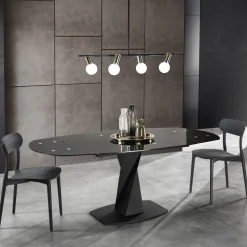 Sedia da Cucina in Polipropilene Bianco o Grigio Opaco 4 Pezzi - Milano