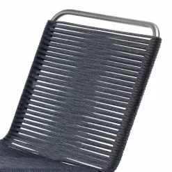 Sedia da Esterno di Design in Acciaio e Cordino Made in Italy - Madagascar1