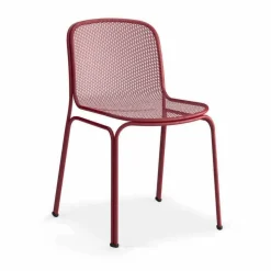 Sedia da Esterno Impilabile in Metallo Made in Italy, 4 Pezzi - Prunella