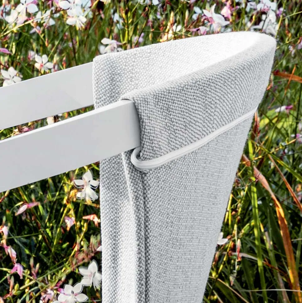 Sedia da Esterno in Alluminio con o Senza Cuscino, Alta Qualità, 4 pz - Filomena