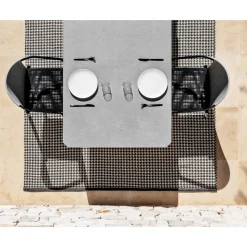 Sedia da Esterno in Alluminio con o Senza Cuscino, Alta Qualità, 4 pz - Filomena