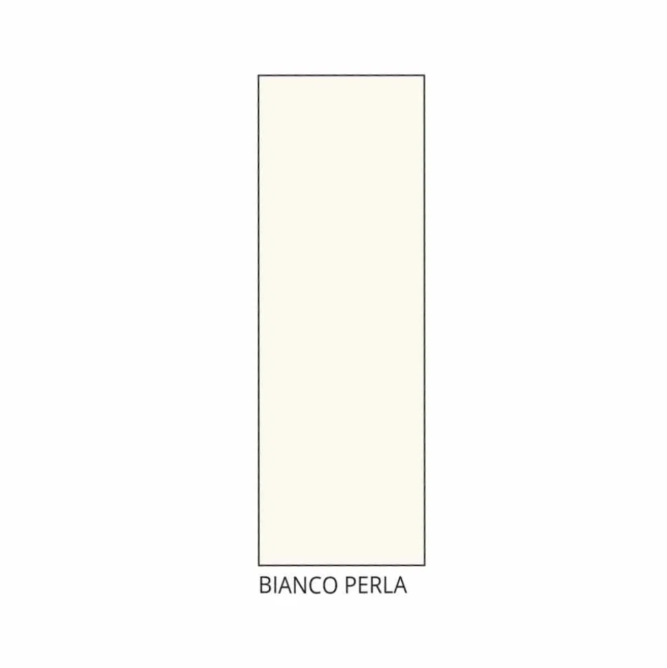 Sedia da Esterno in Ferro Verniciato Bianco Perla Made in Italy 4 Pezzi - Bernie