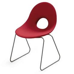 Sedia da Esterno in Polietilene e Base Ferro Made in Italy 2 pezzi - Ashley