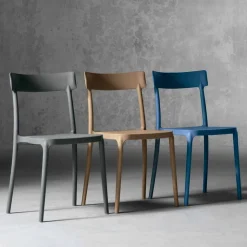 Sedia da esterno/interno di design in polipropilene made in Italy Peia