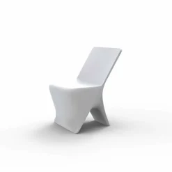 Sedia da giardino di design moderno Sloo by Vondom, in polietilene