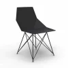 Sedia da giardino di design Vondom Faz in polipropilene e acciaio inox, 4 pezzi