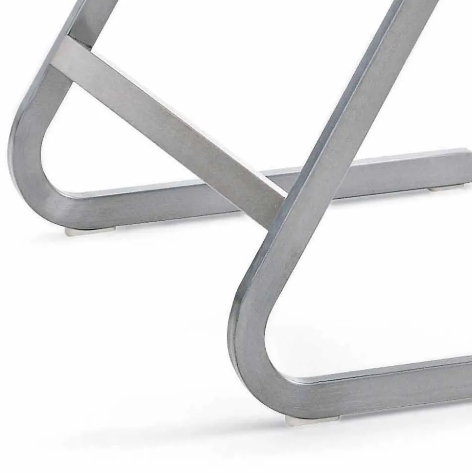 Sedia da Giardino Impilabile in Acciaio Design Moderno Made in Italy - Boston