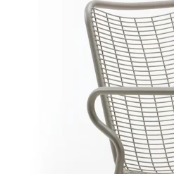 Sedia da Giardino in Metallo con Braccioli Made in Italy 2 Pezzi - Vikas