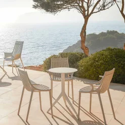 Sedia da Giardino in Plastica Colorata Impilabile 4 Pezzi - Ibiza by Vondom
