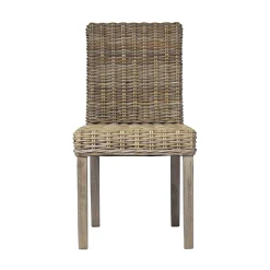 Sedia da Giardino Realizzata in Legno e Fibra in Grey Kubu - Bosco