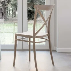 Sedia da Interno e Esterno Impilabile in Resina Rinforzata con Fiberglass - Naira