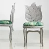 Sedia da pranzo imbottita di design moderno, made in Italy, Daniel