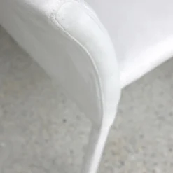 Sedia da Pranzo in Metallo Ricoperta in Econabuk Colorato, 4 Pezzi - Anita