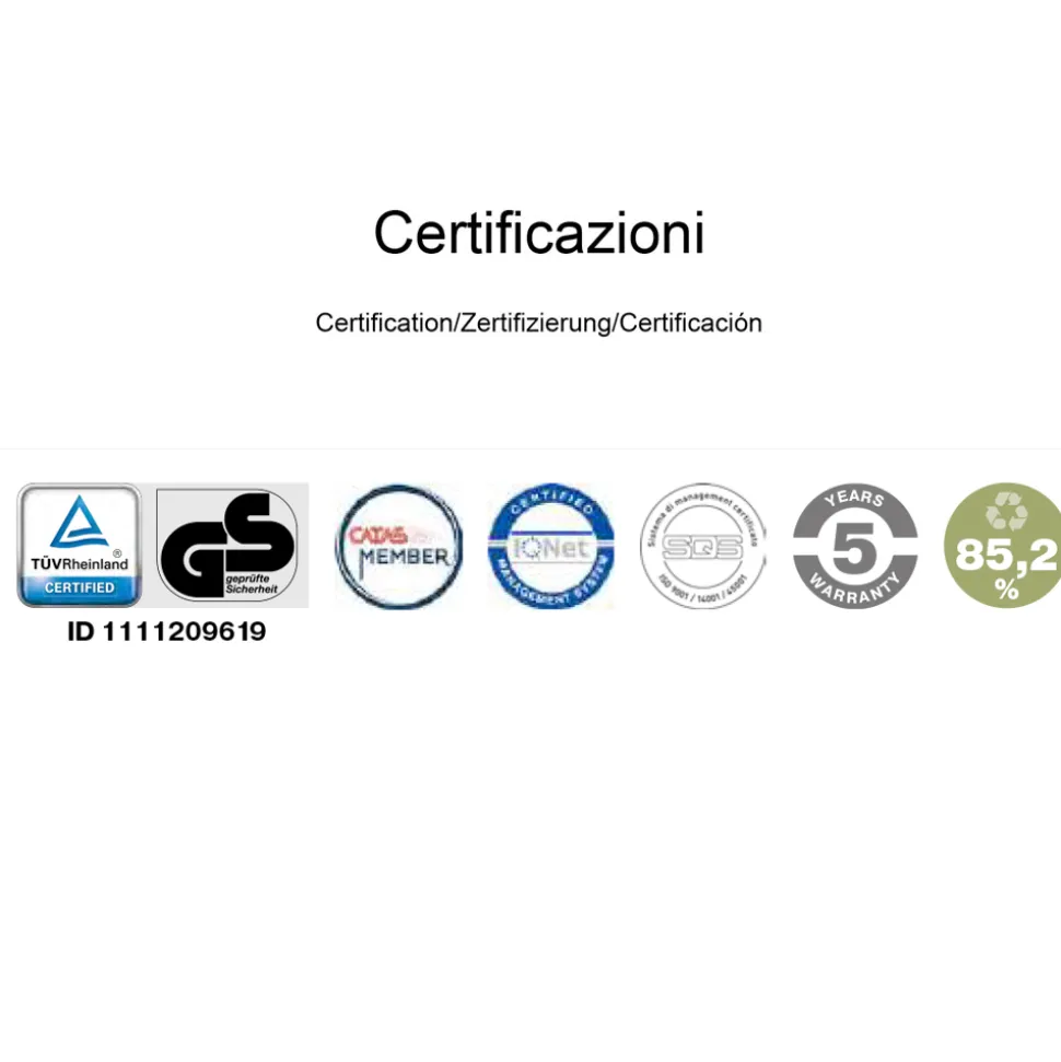 Sedia da Scrivania Ufficio Girevole Ergonomica con Ruote e Braccioli - Gimiglia