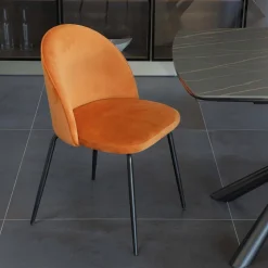 Sedia da Soggiorno con Seduta e Gambe in Diverse Finiture - Chandra