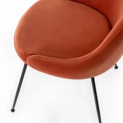 Sedia da Soggiorno con Seduta in Tessuto di Microfibra di Diversi Colori - Sandalo