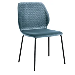 Sedia da Soggiorno Design Moderno Elegante in Velluto Colorato - Scarat