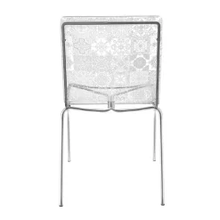 Sedia da Soggiorno in Plexiglass e Ferro Made in Italy, 2 Pezzi - Pumbaa