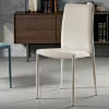 Sedia da Soggiorno Interamente Rivestita in Tessuto Made in Italy - Lorelai