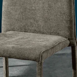 Sedia da Soggiorno Interamente Rivestita in Tessuto Made in Italy - Rosetta