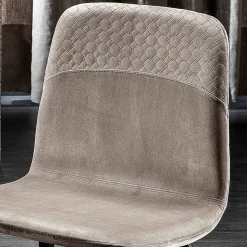 Sedia da Soggiorno in Velluto Colorato Design Moderno e Elegante - Bizet