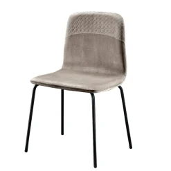 Sedia da Soggiorno in Velluto Colorato Design Moderno e Elegante - Bizet