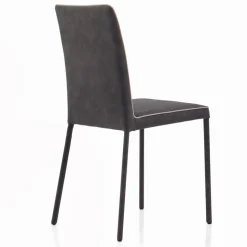 Sedia da Soggiorno Rivestita e Gambe Laccate Made in Italy - Catania