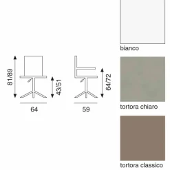 Sedia da ufficio design moderno Summer