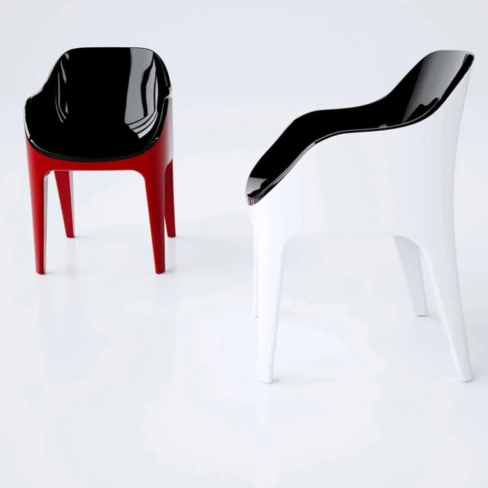 Sedia Design in Solid Surface Pointer Made in Italy