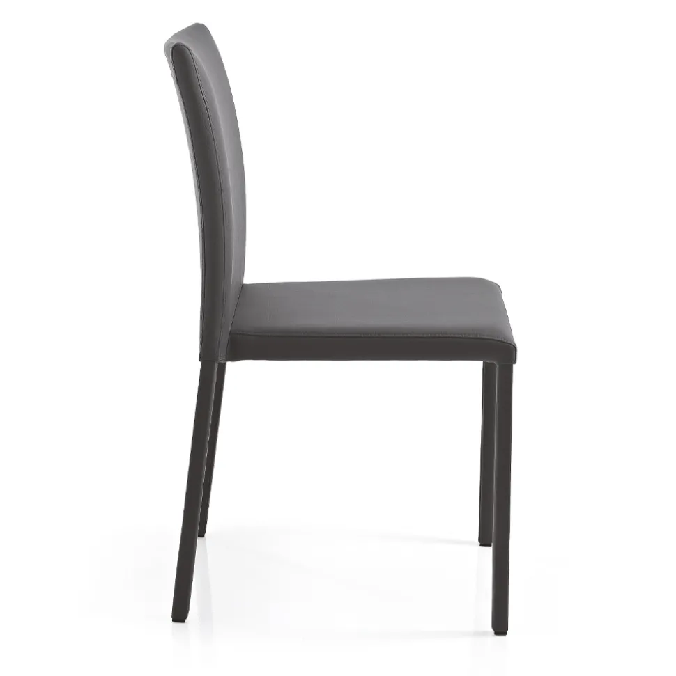 Sedia di Design Moderno Elegante in Ecopelle Colorato da Salotto - Grenger