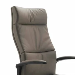 Sedia direzionale moderna in similpelle Edda, made in Italy