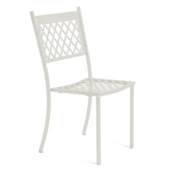 Sedia Impilabile da Esterno in Acciaio Zincato Made in Italy 4 Pezzi - Celia