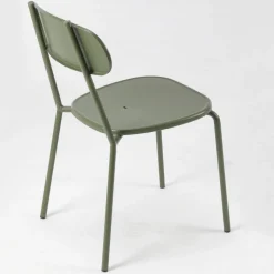 Sedia Impilabile da Esterno in Metallo Colorato Made in Italy 4 Pezzi - Pixie