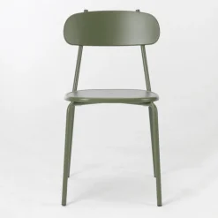 Sedia Impilabile da Esterno in Metallo Colorato Made in Italy 4 Pezzi - Pixie