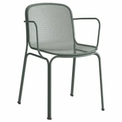 Sedia Impilabile in Metallo da Esterno Made in Italy, 4 Pezzi - Verna